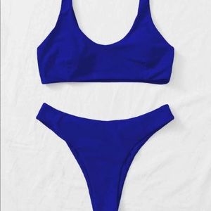 Deep blue bikini